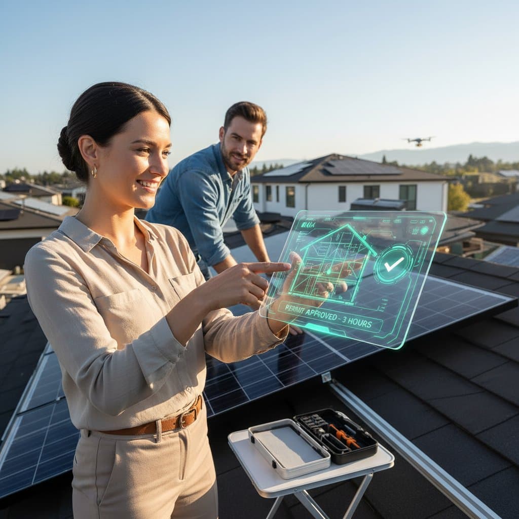 Featured image for Fast-Track Apps Cut Solar Permit Waits to Hours