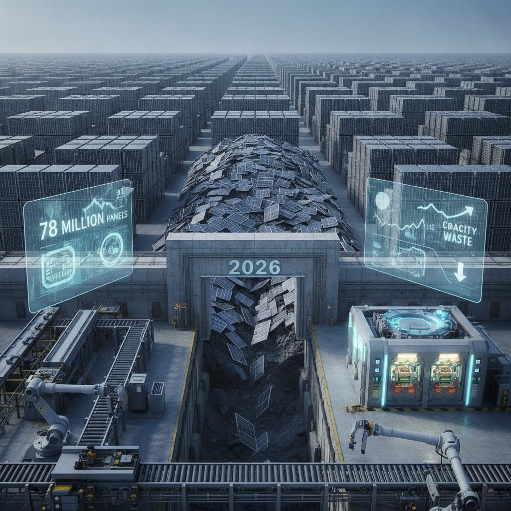 Featured image for 78 Million Solar Panels Face Recycling Gap by 2026
