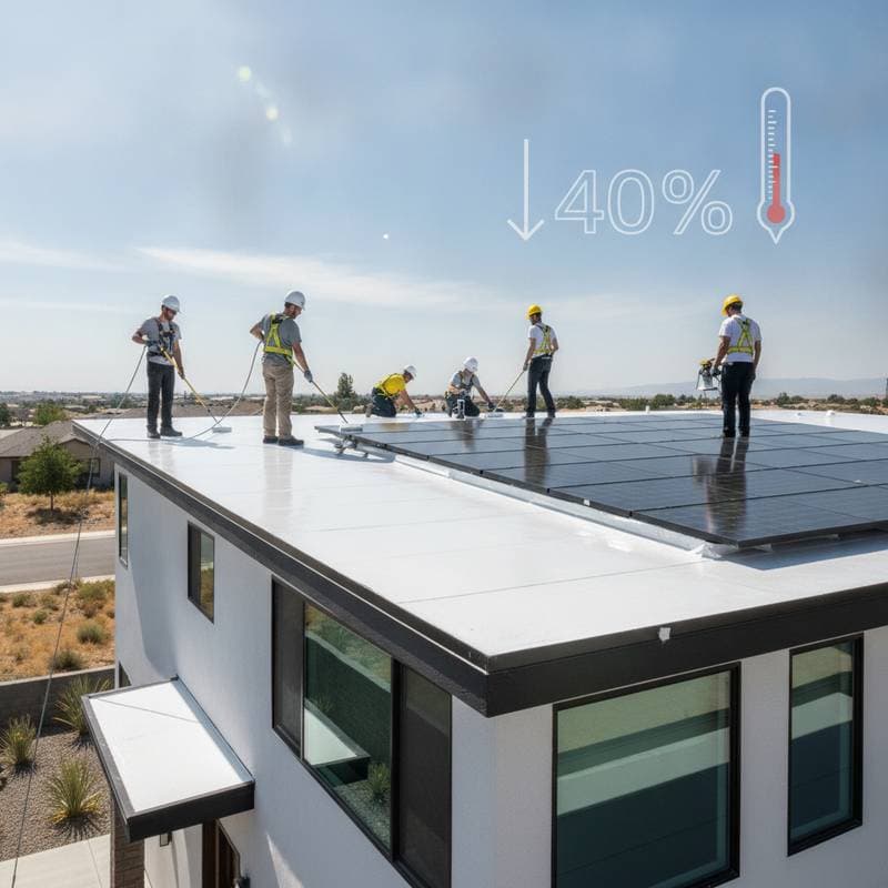Featured image for White Roofs Cut Cooling Costs 40% in Summer Heat