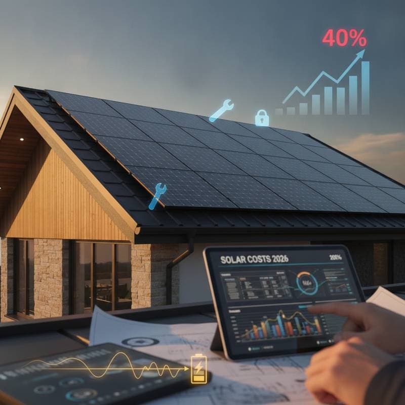 Featured image for Tariffs Will Raise Solar Panel Costs 40% in 2026